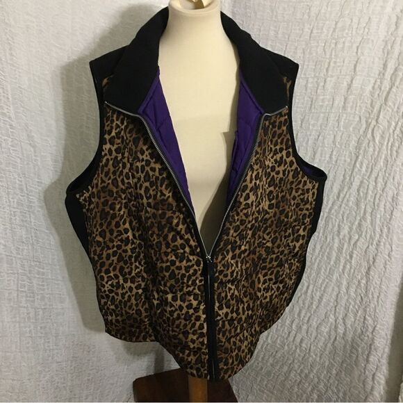 Ralph Lauren Animal Print Vest Size 2X - Picture 5 of 12
